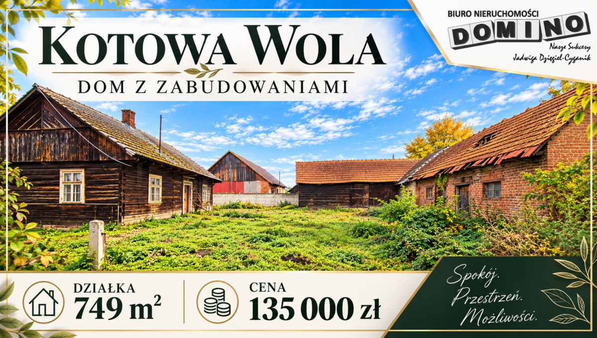 Elegancka oferta nieruchomości w Kotowej Woli